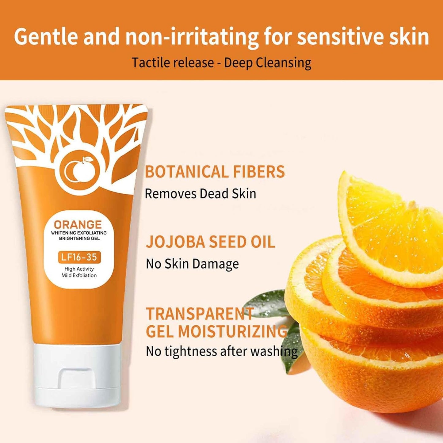 Orangenzauber Peeling Gel