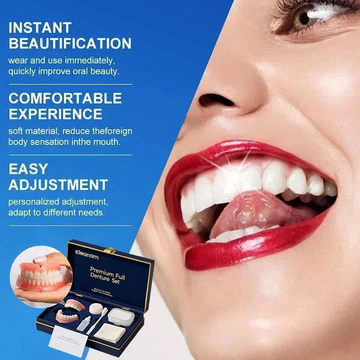 ⏰Ends Today: 70% OFF! 🌎Demorva™ Medical Full Denture with Strong Suctiond🦷Obtain American Dental Association (ADA) Certification
