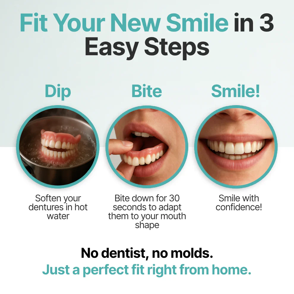 ⏰Ends Today: 70% OFF! 🌎Demorva™ Medical Full Denture with Strong Suctiond🦷Obtain American Dental Association (ADA) Certification