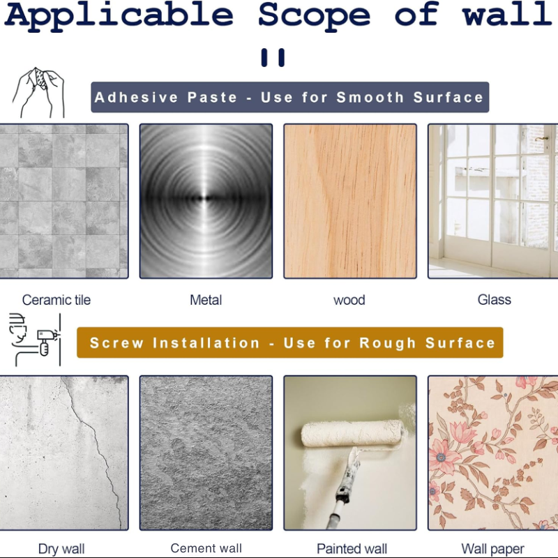 Easy Stick Curtain Holders